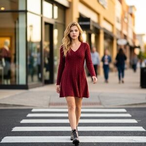 Lulu size small sweater dress new